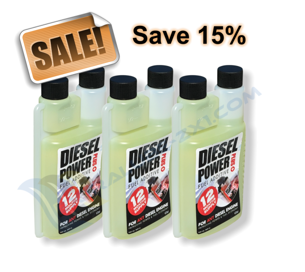 Diesel Power Plus - 15% Saver Pack - Diesel Fuel Additive/Cetane Booster 3 x 473ml